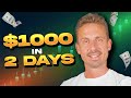 How I Made $1000 In Less Than 2 Days (My Exact Trading Strategy)
