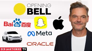 BAIDU INC. ADS Opening Bell: Tesla, Baidu, Apple, Oracle, Meta, Snap, Intel