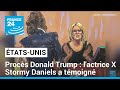 Procès de Donald Trump : l'actrice X Stormy Daniels a témoigné • FRANCE 24