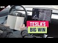 TESLA INC. - Tesla takes another step to launching its full self-driving technology in China