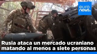 Rusia ataca un mercado ucraniano en Jersón matando al menos a siete personas