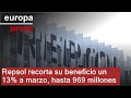 REPSOL - Repsol recorta su beneficio un 13% a marzo, hasta 969 millones
