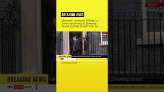 President Zelenskyy arrives at Downing Street