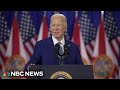 Biden: Trump 'bragged' about overturning Roe v. Wade