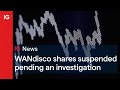 WANDISCO ORD 10P - WANdisco shares suspended pending an investigation