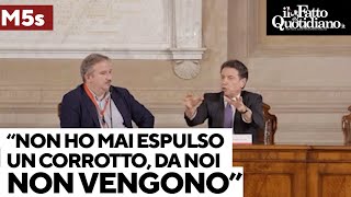 &quot;Non ho mai espulso un corrotto, da noi non vengono&quot;. E Conte spiega perché