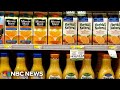 ORANGE JUICE - Orange juice prices hit an all-time high