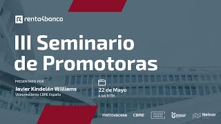 RENTA 4 BANCO [CBOE] 🏢 III Seminario de Promotoras en Renta 4 Banco 🏢 Conoce el mercado inmobiliario residencial español