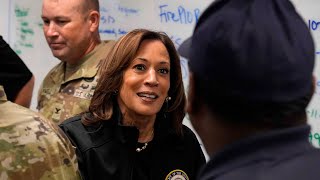 Kamala Harris habla sobre la ayuda para afectados por Helene tras evaluar los daños en  Georgia