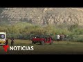 Bomberos dicen que no pudieron rescatar a un migrante del río Bravo por el alambre de púas de Abbott