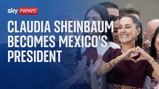 Watch Live: Claudia Sheinbaum becomes Mexico&#39;s first female president as polls close