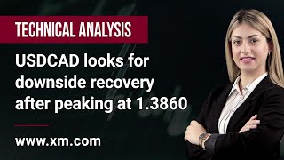 USD/CAD Technical Analysis: 24/03/2023 - USDCAD looks for downside recovery after peaking at 1.3860