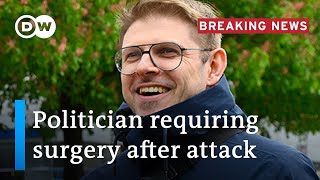 Breaking: German EU Parliamentary candidate attacked while campaigning | DW News