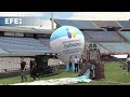Uruguay celebra su primer festival de globos aerostáticos