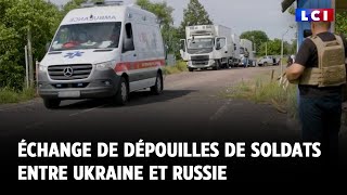 LCI sur le terrain : échange de dépouilles de soldats entre Ukraine et Russie
