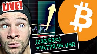 BITCOIN 🔴 Live - BITCOIN ABOUT TO BREAKOUT??!!! $250,000.00 LONG TRADE! - GET READY NOW!!!!!