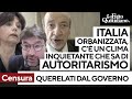 Querelati dal governo, Montanari, Pagliariulo e Di Cesare: "Italia orbanizzata. Clima inquietante"