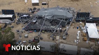 Una corresponsal de Noticias Telemundo fue testigo del terror en México cuando colapsó un escenario
