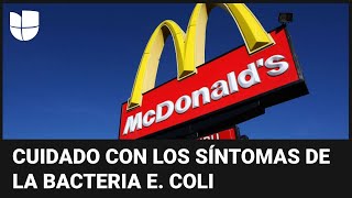 MCDONALD S CORP. ¿Comiste la hamburguesa Cuarto de Libra de McDonald’s hace poco? Cuidado si tienes estos síntomas