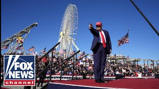 RALLY Trump draws as many as 100k supporters to rally in deep-blue state