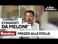 Renzi-show contro il governo: "Boom, benzina a 2,5 euro. Cornuti e mazziati da Meloni"