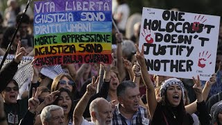 ROME RESOURCES ORD 0.1P Thousands of protesters in Rome and Lisbon call for ceasefires in Gaza, Lebanon