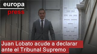 Juan Lobato acude a declarar ante el Tribunal Supremo