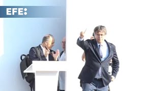 S&U PLC [CBOE] Puigdemont logra irrumpir en su acto de bienvenida junto al Parlament sin aún ser detenido