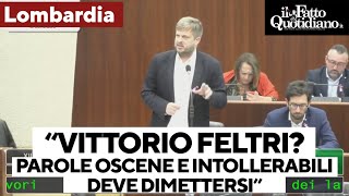 Vittorio Feltri, chieste le dimissioni in Aula: &quot;Parole oscene e intollerabili sui ciclisti&quot;