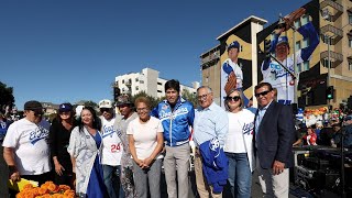 Inauguran en Los Ángeles un mural gigante en honor al legendario Fernando Valenzuela