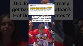 Why Joey Chestnut can’t compete in Nathan’s Hot Dog Eating Contest