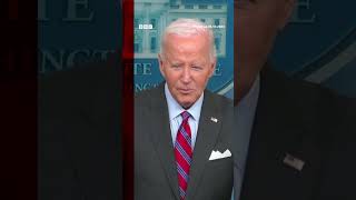 &#39;I don&#39;t know&#39; - Biden responds on whether Netanyahu is attempting to sway US election. #US #BBCNews