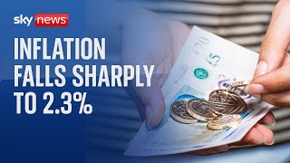 BREAKING: UK Inflation falls sharply to 2.3%