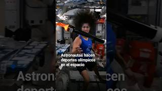 Los astronautas de la Estación Espacial Internacional también celebran los Juegos Olímpicos