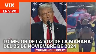 LUNES Lo mejor de Noticias Univision de la mañana | Lunes 25 de noviembre de 2024