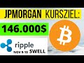 BITCOIN auf 146000 DOLLAR? | JPMorgan Prognose | Ripple SWELL | GAMEFI | Solana TOP | Squid Scam