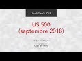 Vente US 500 échéance septembre 2018 - Idée de trading IG 02.08.2018