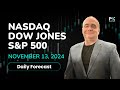 Nasdaq 100, S&P 500, Dow Jones Price Forecast Today: NDX, SPX, DJIA Technical Analysis (November 13)