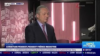 PEUGEOT Christian Peugeot, président de Peugeot Frères Industrie, est l&#39;invité de Good Morning Business
