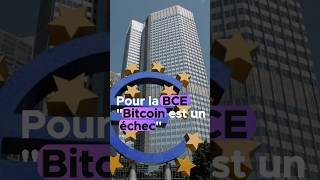 BITCOIN Bitcoin un échec total ? La Banque Centrale Européenne dit oui !