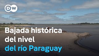 El corredor fluvial de Sudamérica se queda sin agua suficiente