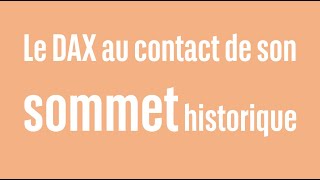 DAX40 PERF INDEX Le DAX au contact de son sommet historique - 100% Marchés - matin - 09/05/24
