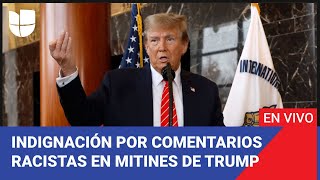 Indignación por comentarios racistas en mítines de campaña de Trump | Edición Digital 30 de octubre