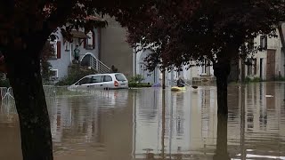 Starke Regenfälle führen zu Überschwemmungen in einigen Regionen Europas
