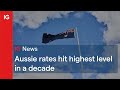 Aussie rates hit highest level in a decade 🇦🇺
