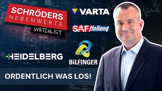 BILFINGER SE O.N. Heidelberger Druck, Bilfinger, SAF-Holland, Varta - Schröders Nebenwerte-Watchlist