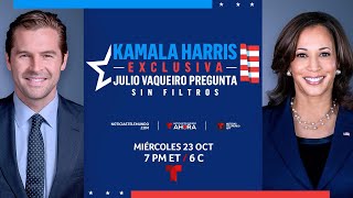 EN VIVO | Entrevista: Kamala Harris sin filtros