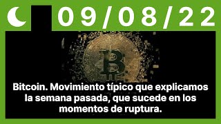 BITCOIN Bitcoin. Movimiento típico que explicamos la semana pasada, que sucede en los momentos de ruptura.