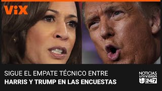 Kamala Harris y Donald Trump visitan Pensilvania con un empate técnico en las encuestas