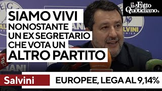 Lega, Salvini: “vivi nonostante un ex segretario che il dice di votare un altro partito”